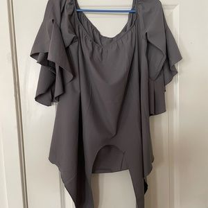 Women’s Casual Solid Off The Shoulder Top